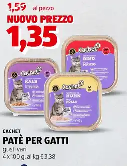 ALDI Cachet patè per gatti offerta