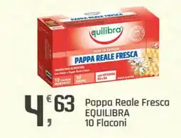 Supermercati Dok Pappa reale fresca equilibra 10 flaconi offerta