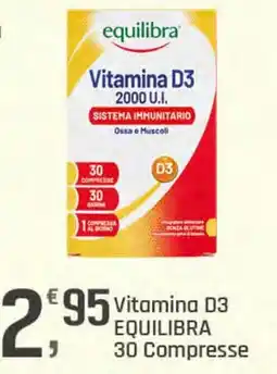 Supermercati Dok Vitamina d3 equilibra 30 compresse offerta