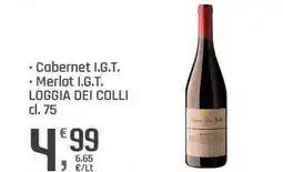 Supermercati Dok Cabernet I.G.T., Merlot I.G.T. LOGGIA DEI COLLI offerta