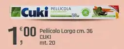 Supermercati Dok Pellicola Larga CUKI offerta