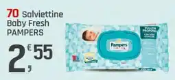 Supermercati Dok 70 Salviettine Baby Fresh PAMPERS offerta