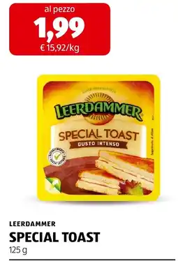 ALDI Leerdammer special toast offerta