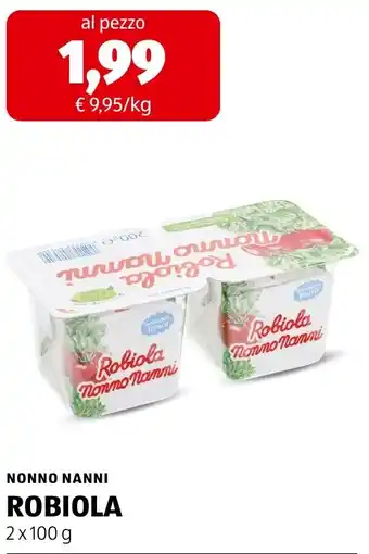 ALDI Nonno nanni robiola offerta