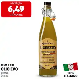 ALDI Costa d'oro olio evo offerta