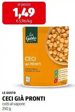 ALDI Le gusto ceci già pronti offerta