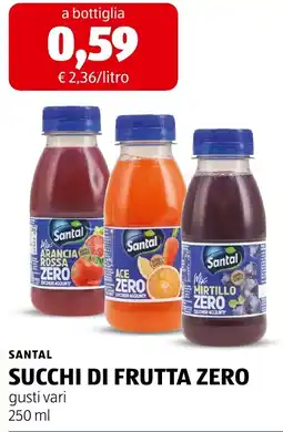 ALDI Santal succhi di frutta zero offerta