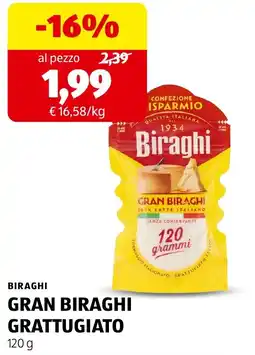 ALDI Biraghi gran biraghi grattugiato offerta