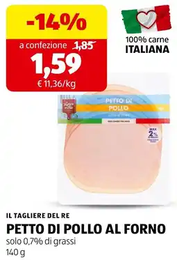 ALDI Il tagliere del re petto di pollo al forno offerta