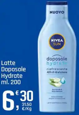 Supermercati Dok Nivea Latte Doposole Hydrate offerta
