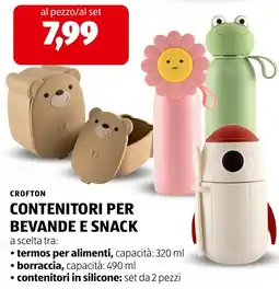 ALDI Crofton contenitori per bevande e snack offerta