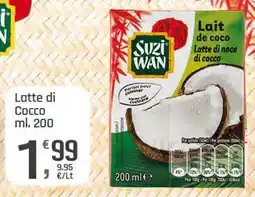 Supermercati Dok Suzi wan latte di noce di cocco offerta
