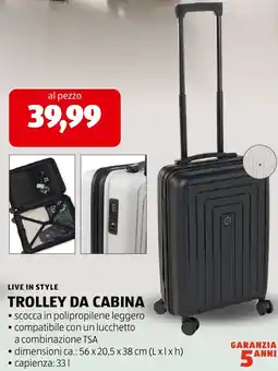 ALDI Live in style trolley da cabina offerta