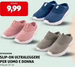 ALDI Up2fashion slip-on ultraleggere per uomo e donna offerta