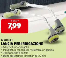 ALDI Gardenline lancia per irrigazione offerta