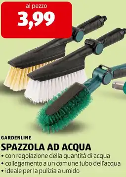 ALDI Gardenline spazzola ad acqua offerta