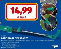 ALDI Ferrex bruciatore diserbante offerta