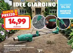 ALDI Ferrex bruciatore diserbante offerta