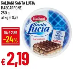 Galassia Galbani santa lucia mascarpone offerta