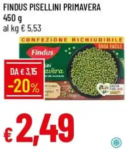 Galassia Findus pisellini primavera offerta