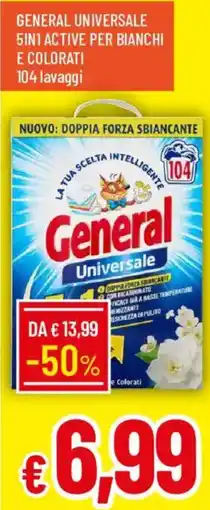 Galassia General universale 5in1 active per bianchi e colorati offerta
