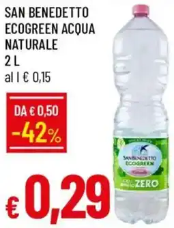 Galassia San benedetto ecogreen acqua naturale offerta