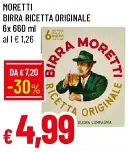 Galassia Moretti birra ricetta originale offerta