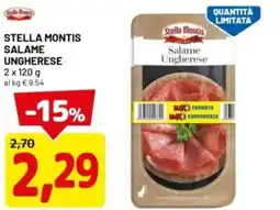DPiù Stella montis salame ungherese offerta