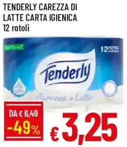 Galassia Tenderly carezza di latte carta igienica offerta
