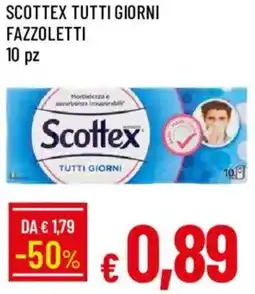 Galassia Scottex tutti giorni fazzoletti offerta