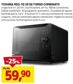 DPiù TOSHIBA MS2-TQ 20 SE FORNO COMBINATO offerta