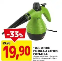 DPiù DCG DR2815 PISTOLA A VAPORE PORTATILE offerta