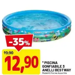 DPiù Piscina gonfiabile 3 anelli BESTWAY offerta