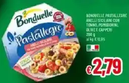 Galassia Bonduelle pastallegre anelli siciliani con tonno, pomodorini, olive e capperi offerta