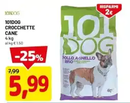 DPiù 101dog crocchette cane offerta