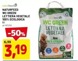 DPiù Naturfeed wc green lettiera vegetale 100% ecologica offerta