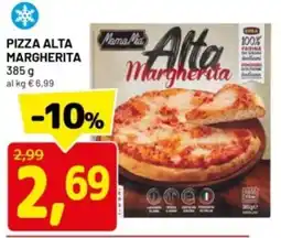 DPiù Pizza alta margherita offerta