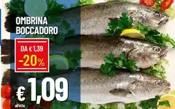 Galassia Ombrina boccadoro offerta
