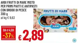 Galassia Arbi frutti di mare misto per primi piatti e antipasti con brodo di pesce offerta