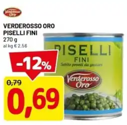 DPiù Verderosso oro piselli fini offerta