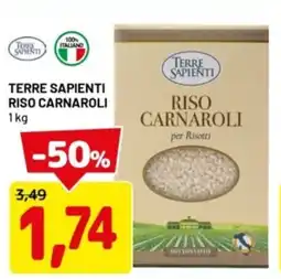 DPiù Terre sapienti riso carnaroli offerta