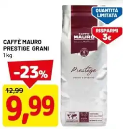 DPiù Caffè mauro prestige grani offerta