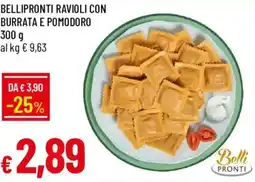Galassia Bellipronti ravioli con burrata e pomodoro offerta
