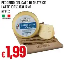Galassia Pecorino delicato di amatrice latte 100% italiano offerta