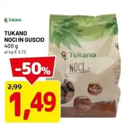DPiù Tukano noci in guscio offerta