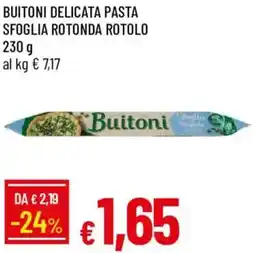 Galassia Buitoni delicata pasta sfoglia rotonda rotolo offerta