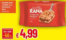 Galassia Giovanni rana lasagne alla bolognese offerta