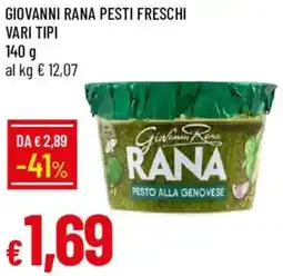 Galassia Giovanni rana pesti freschi offerta