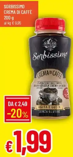Galassia Sorbissimo crema di caffè offerta