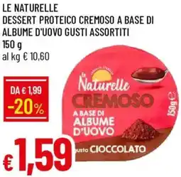 Galassia Le naturelle dessert proteico cremoso a base di albume d'uovo offerta